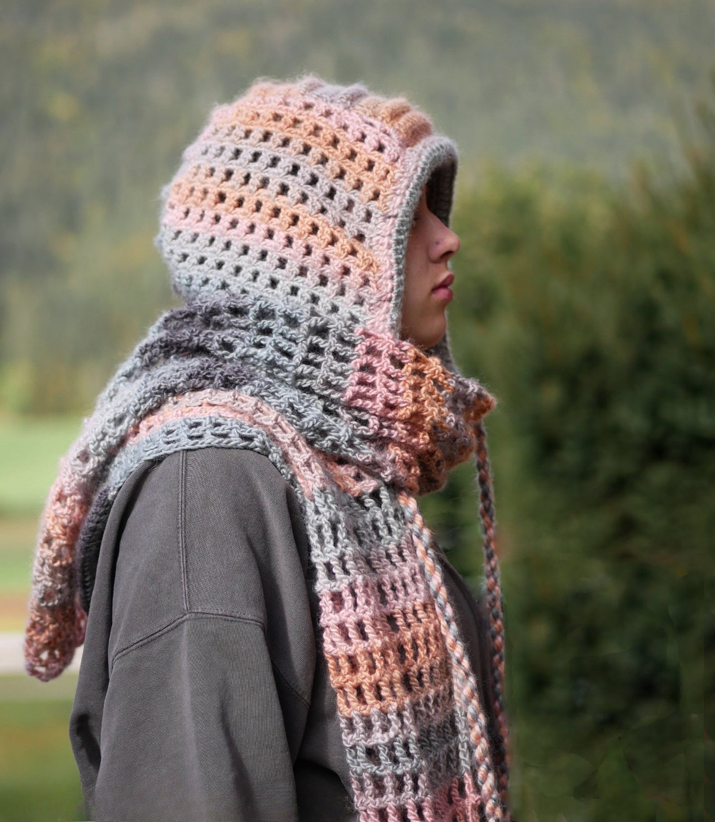 Apocalypse Wanderer Hood Crochet Pattern