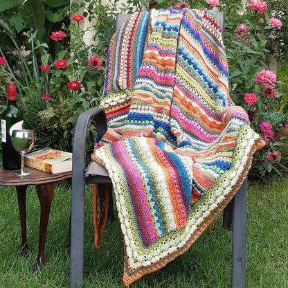 Striped Afghan Crochet Pattern