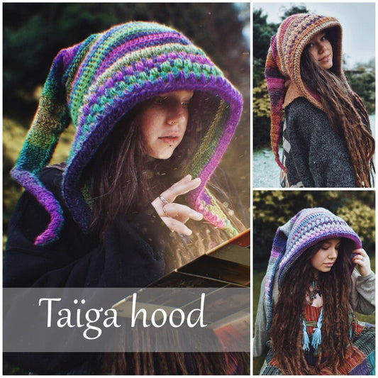 CROCHET PATTERN, fairy elf hood